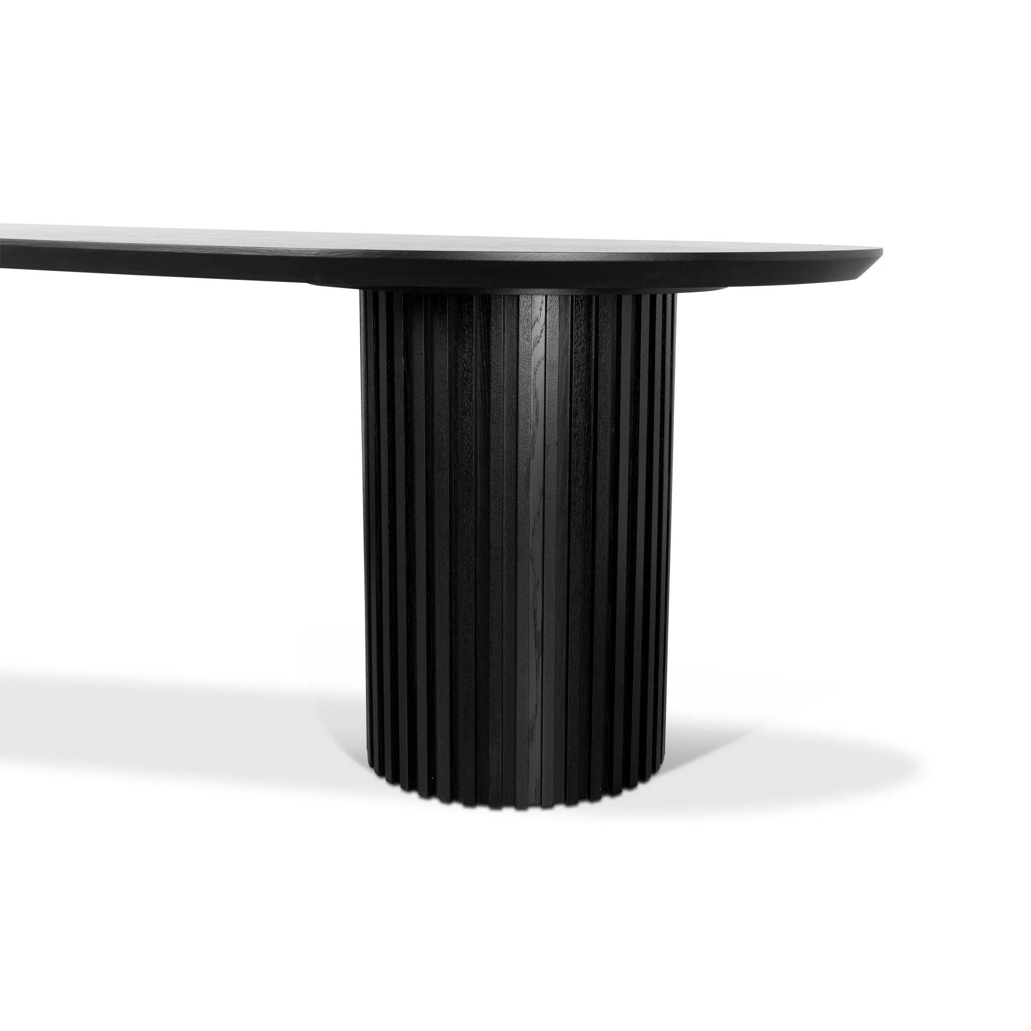 CDT8973-CN 2.5m Wooden Dining Table - Black - Image 5