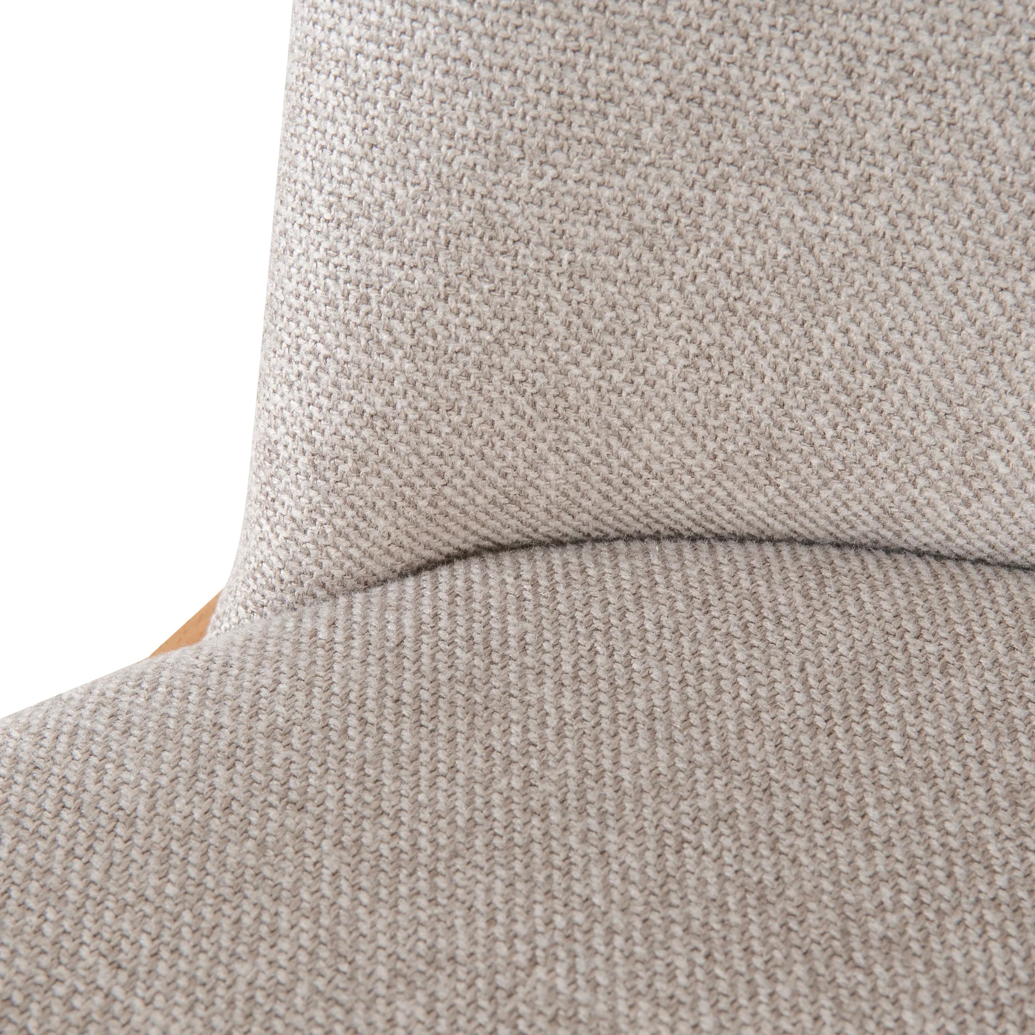 Set of 2 - CDC10055-SDx2 Natural Dining Armchair - Grey Seat - Image 10