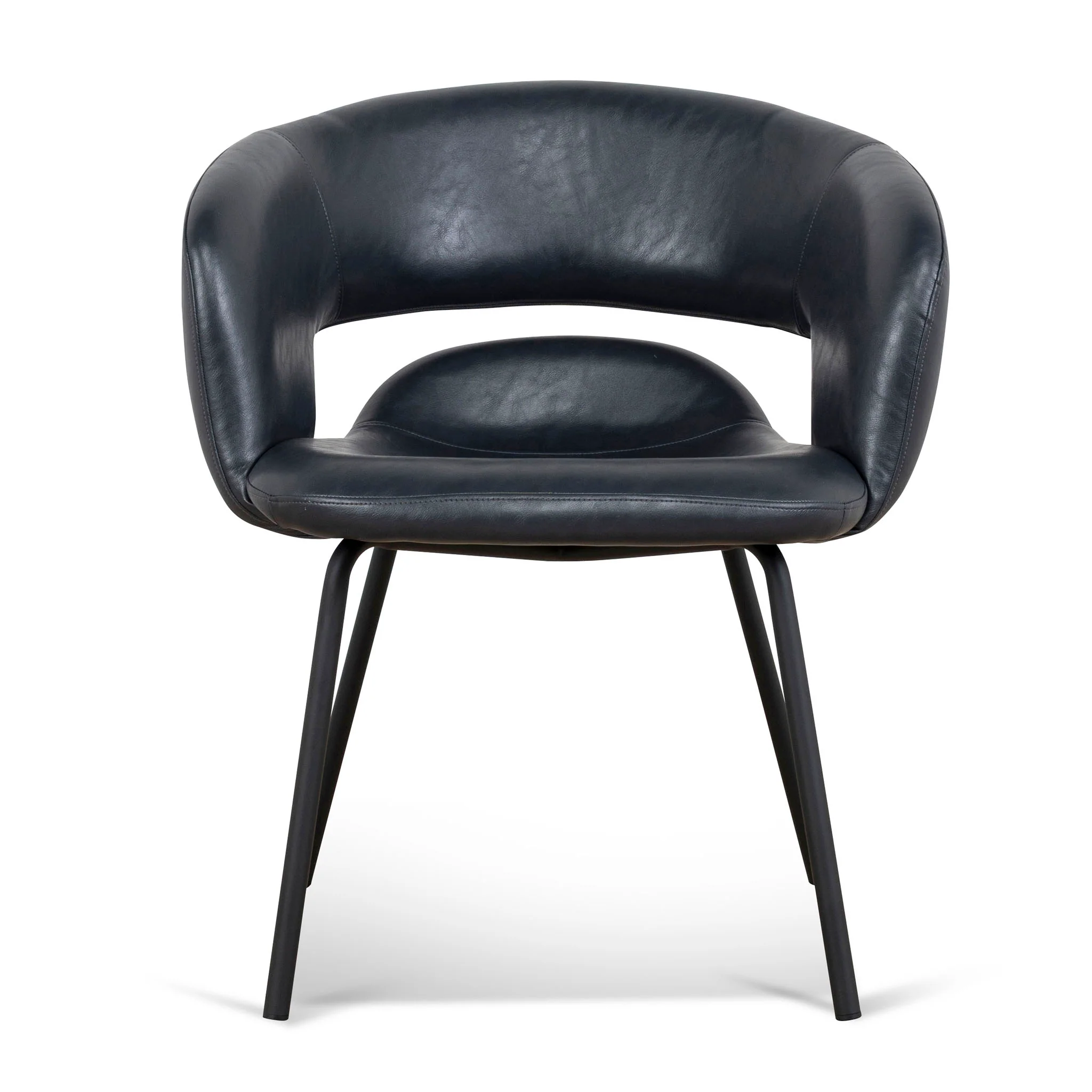 Set of 2 - CDC10342-FH Dining Chair - Full Black - Image 2
