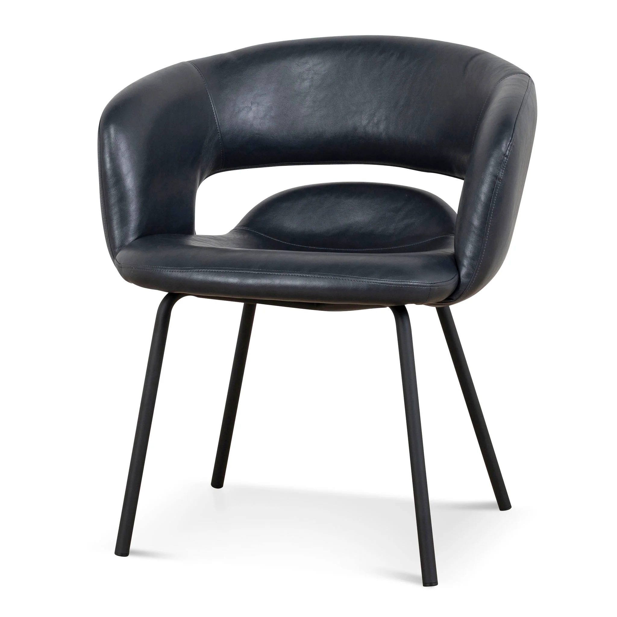 Set of 2 - CDC10342-FH Dining Chair - Full Black - Image 3