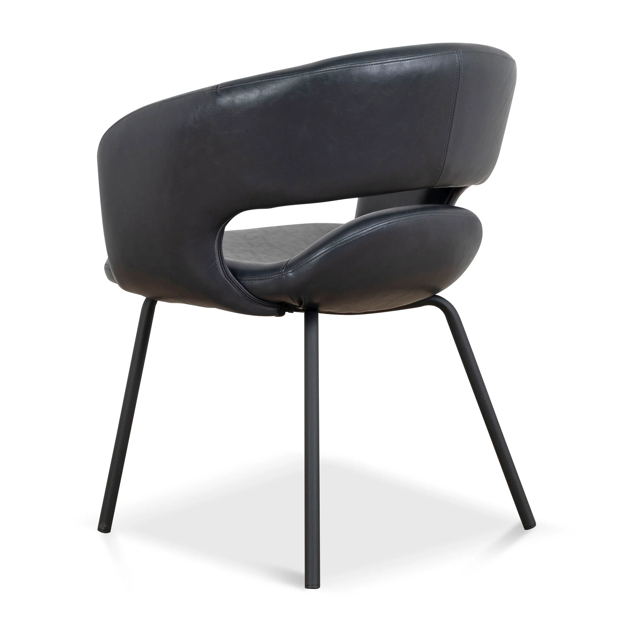 Set of 2 - CDC10342-FH Dining Chair - Full Black - Image 5