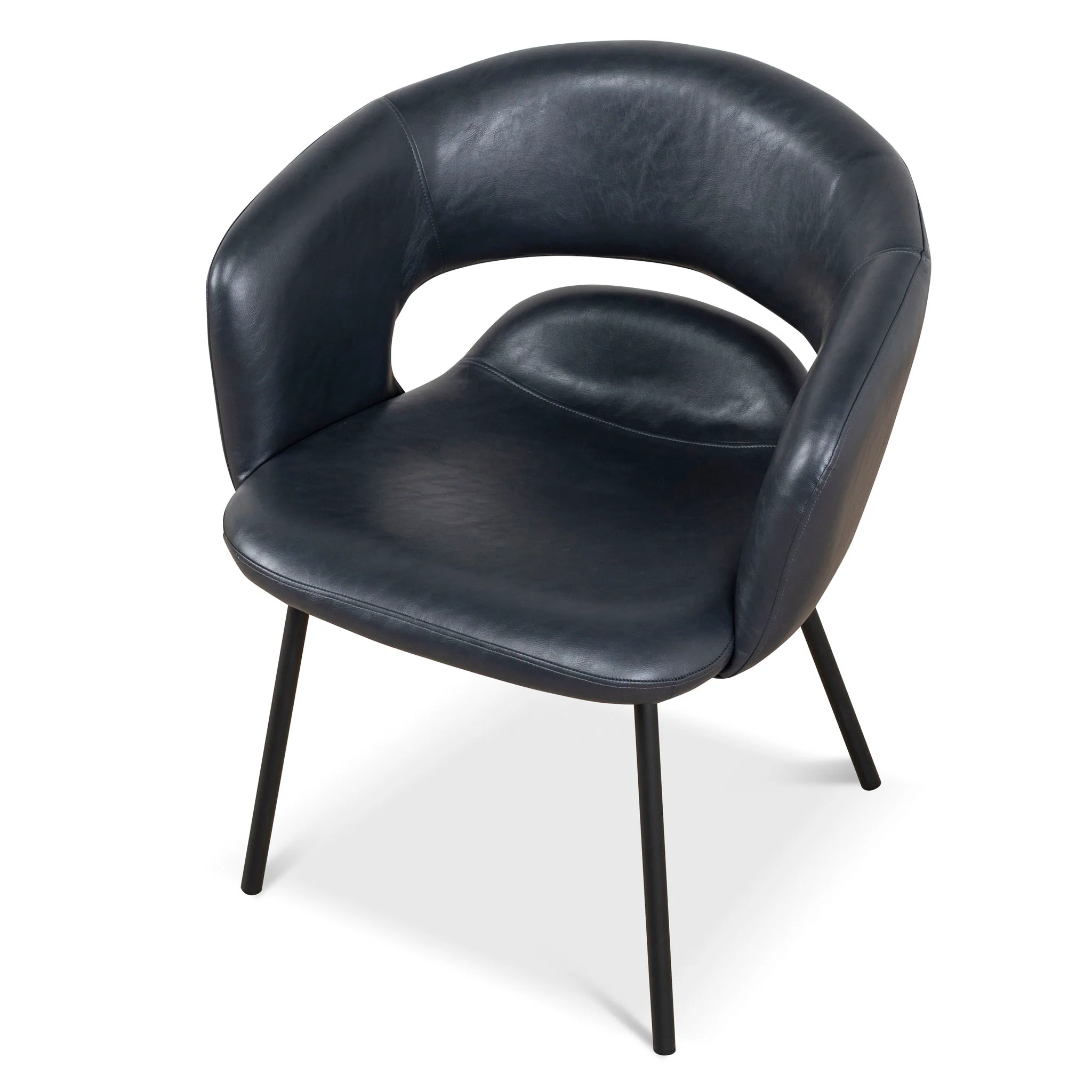 Set of 2 - CDC10342-FH Dining Chair - Full Black - Image 7