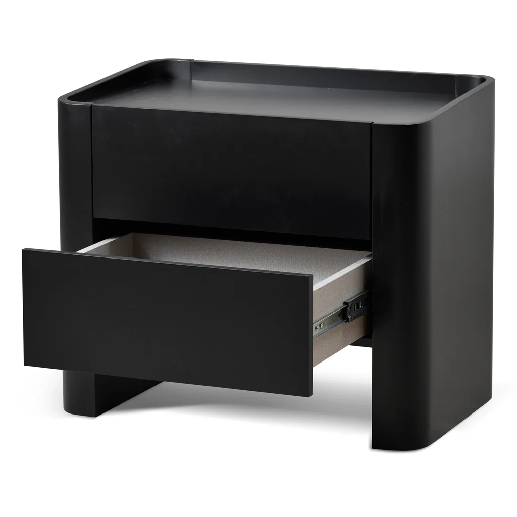 CST8849-IG Bedside Table - Matte Black - Image 4